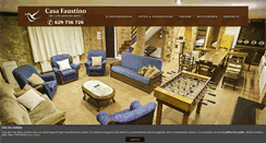 Desktop Screenshot of casafaustino.com